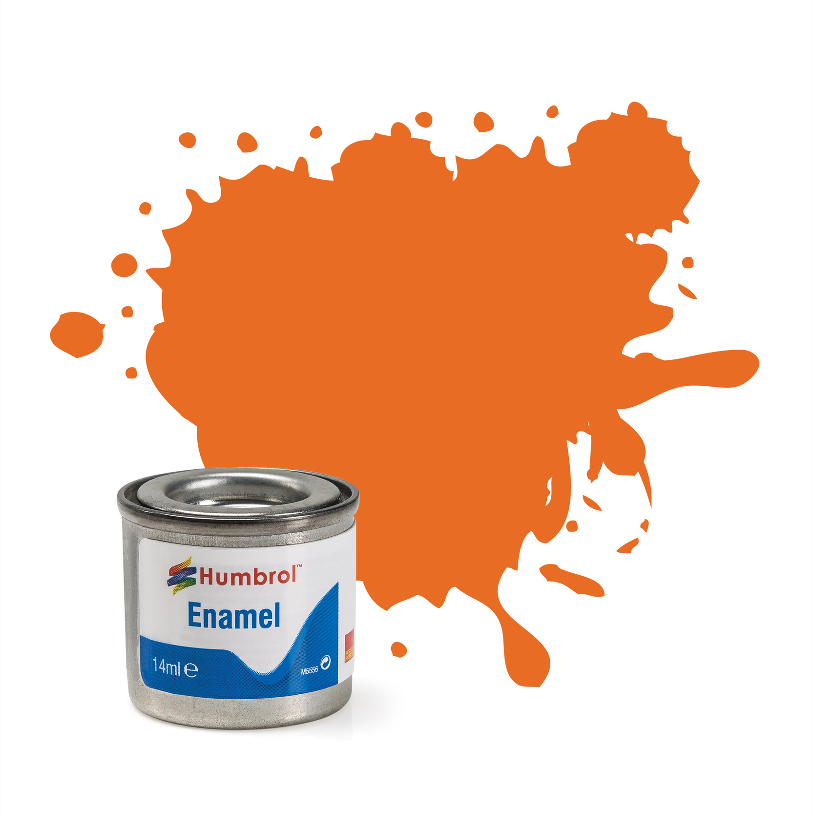 Humbrol Enamel Gloss Orange No18 14ml