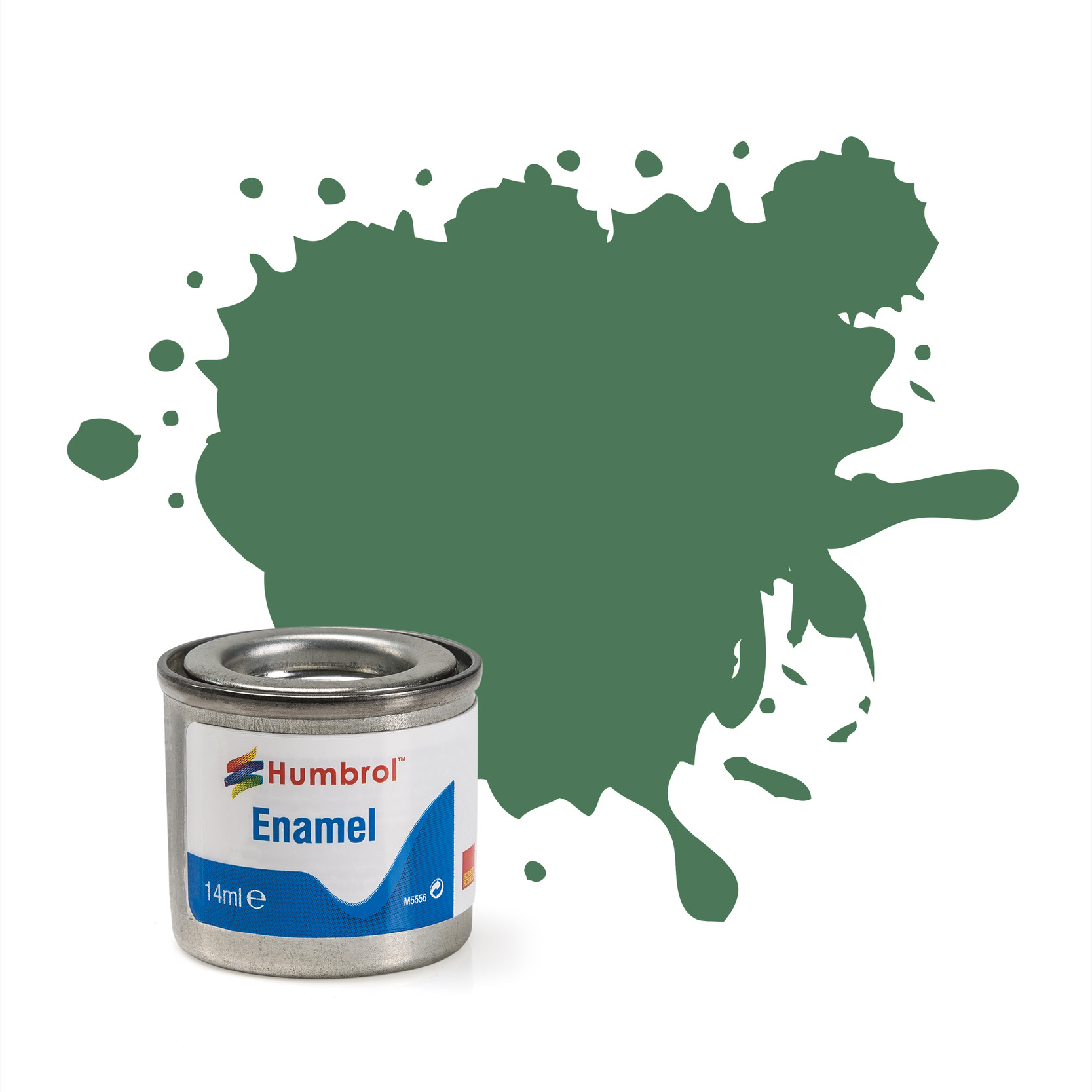 Humbrol Enamel Matt Mid Green No 101
