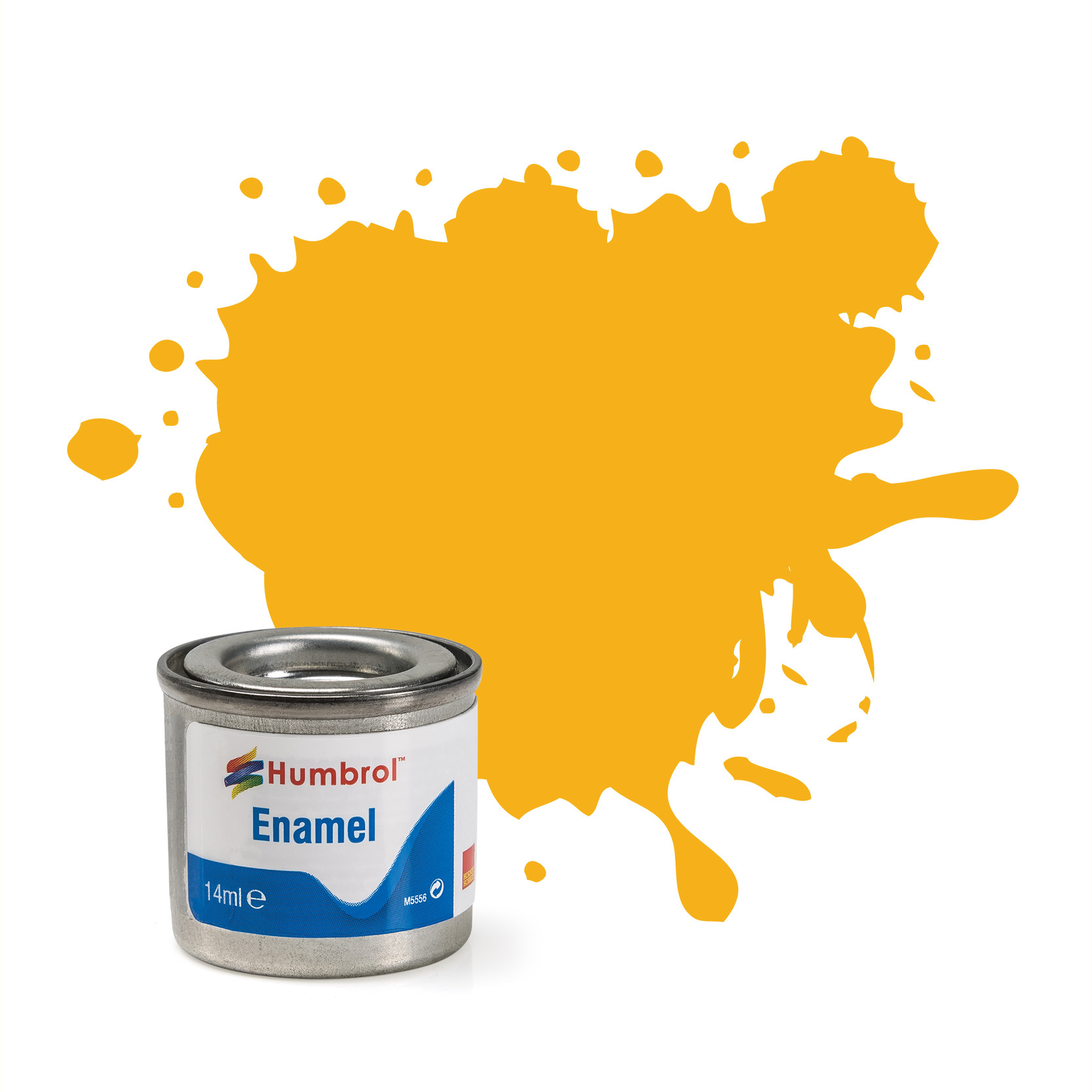 Humbrol Enamel Matt Insignia Yellow No 154