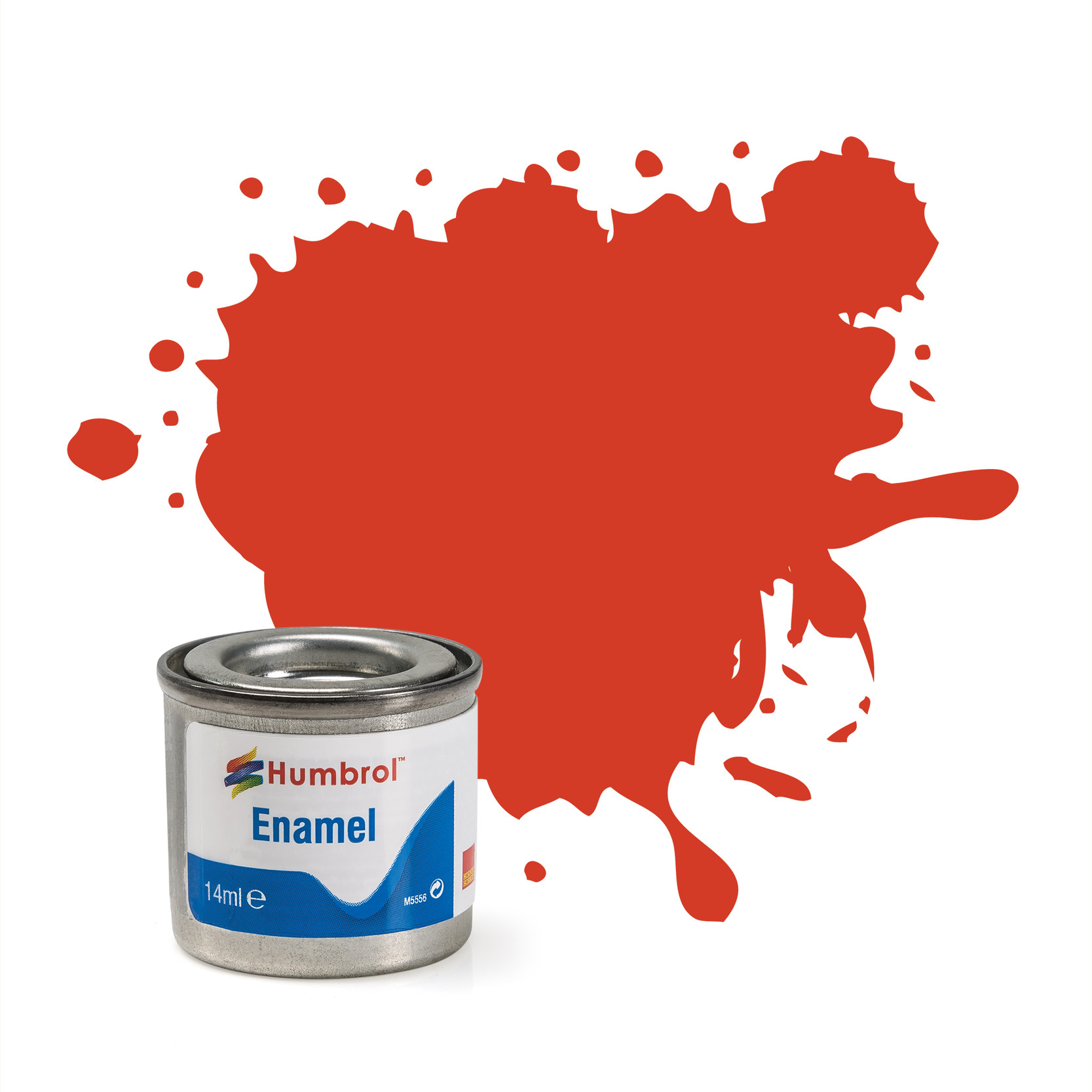 Humbrol Enamel Satin Signal Red No 174