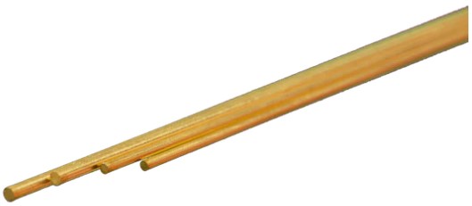 Bendable Brass Rod 1/16" 3/32" 2 Each